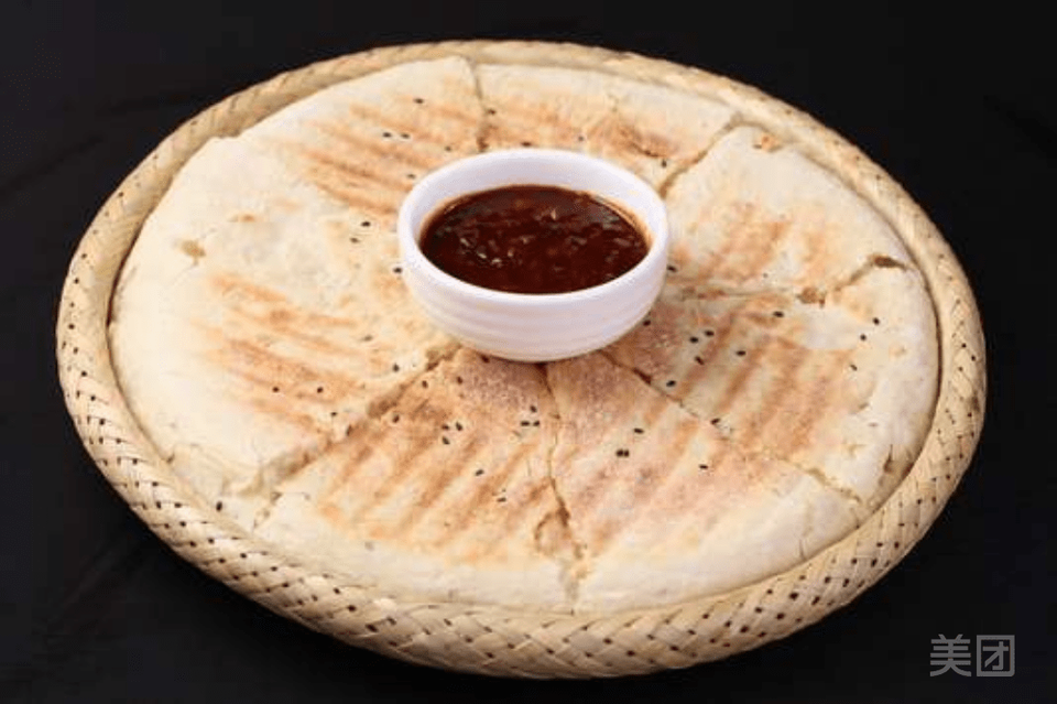 老家锅坎馍图片