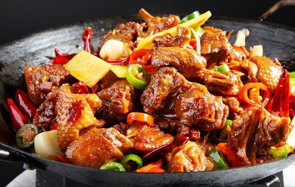 烧鸡公干锅图片