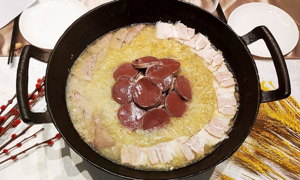 杏花村杀猪菜图片