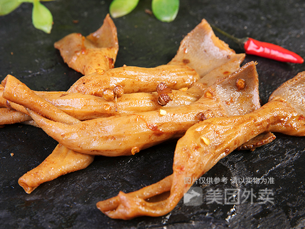 鲜卤麻辣鸭板肠图片