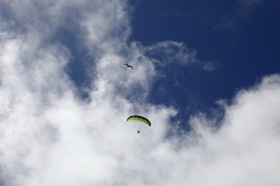 大觉山国际滑翔伞基地图片