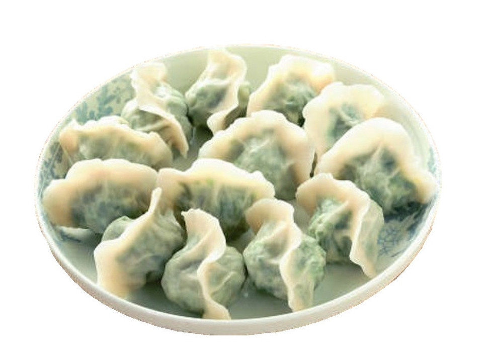 荠菜猪肉水饺图片