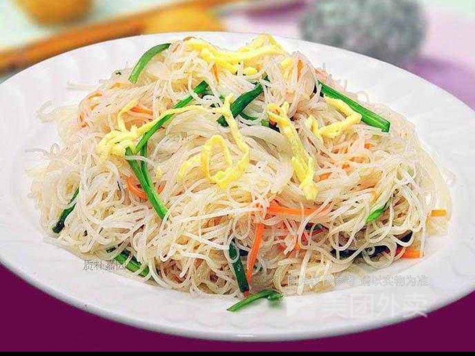 鸡蛋玉米蒸米线图片