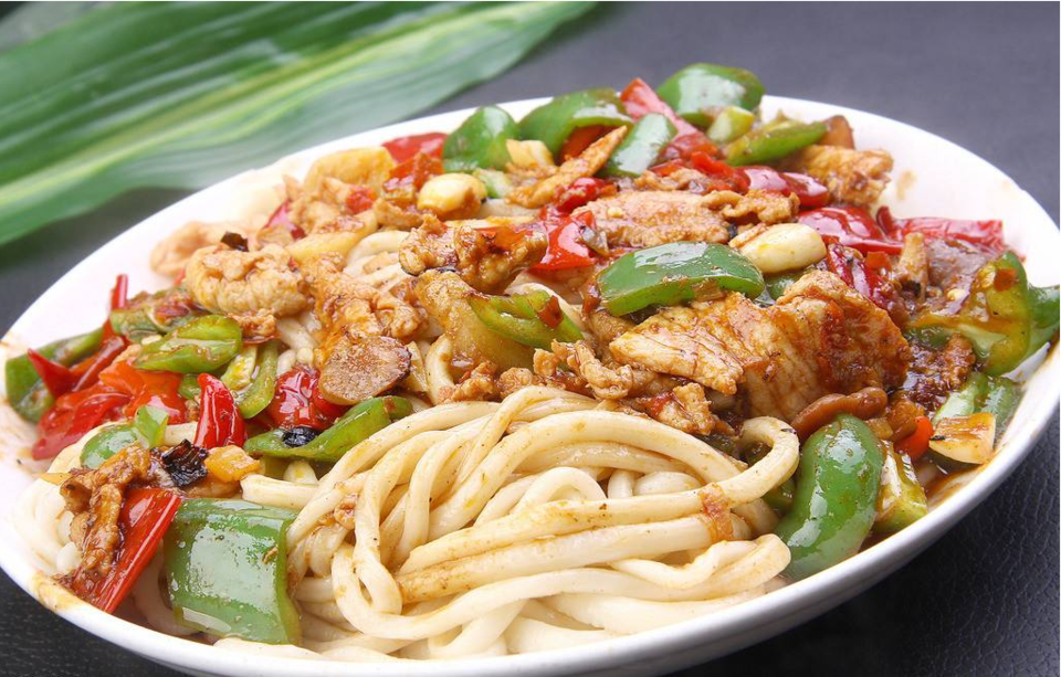 遇见楼兰拌面图片