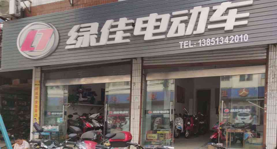 绿佳电动车图片
