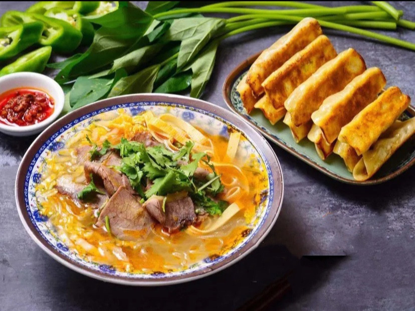 淮南牛肉汤·特色锅贴图片