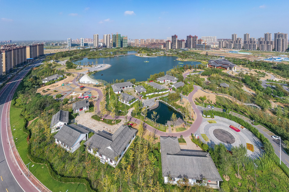 千鹤湖公园图片