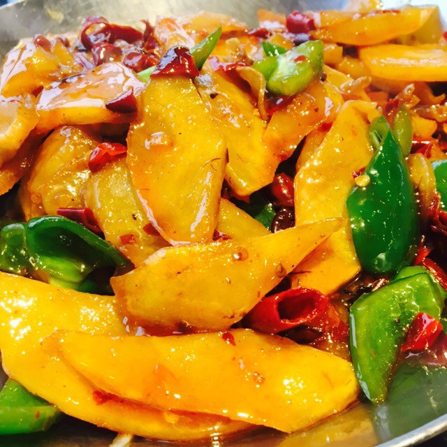 干锅土豆片图片