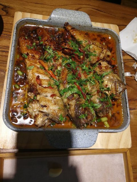 铁板鲜明太鱼图片