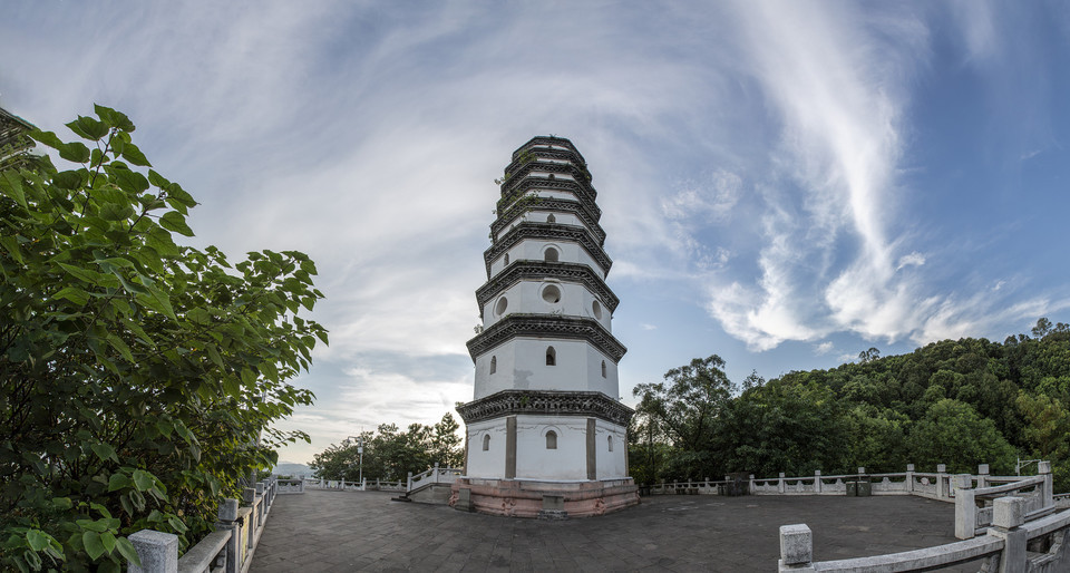 白塔山景区图片