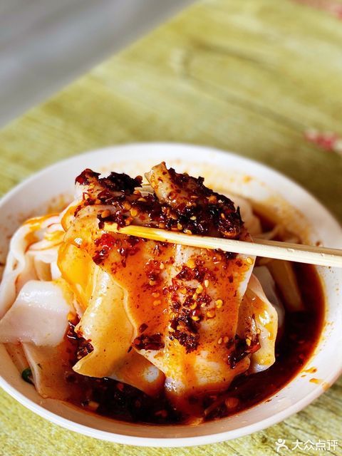 张家鸡汤面皮图片