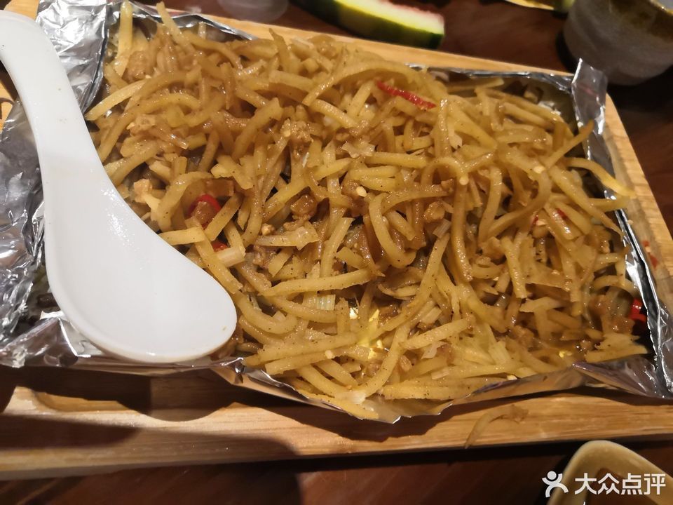 锡纸土豆丝图片