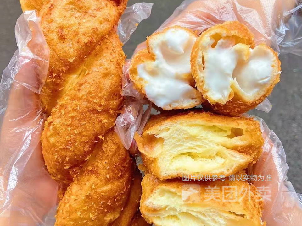 爆浆榴莲麻花图片